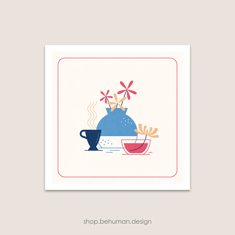 Gardening Moments Art Print - 04