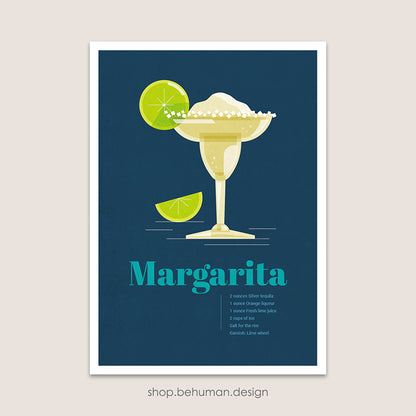 Cocktail Art Print - Margarita