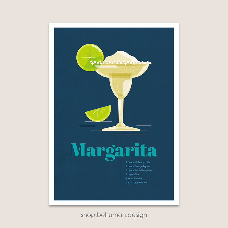 Cocktail Art Print - Margarita