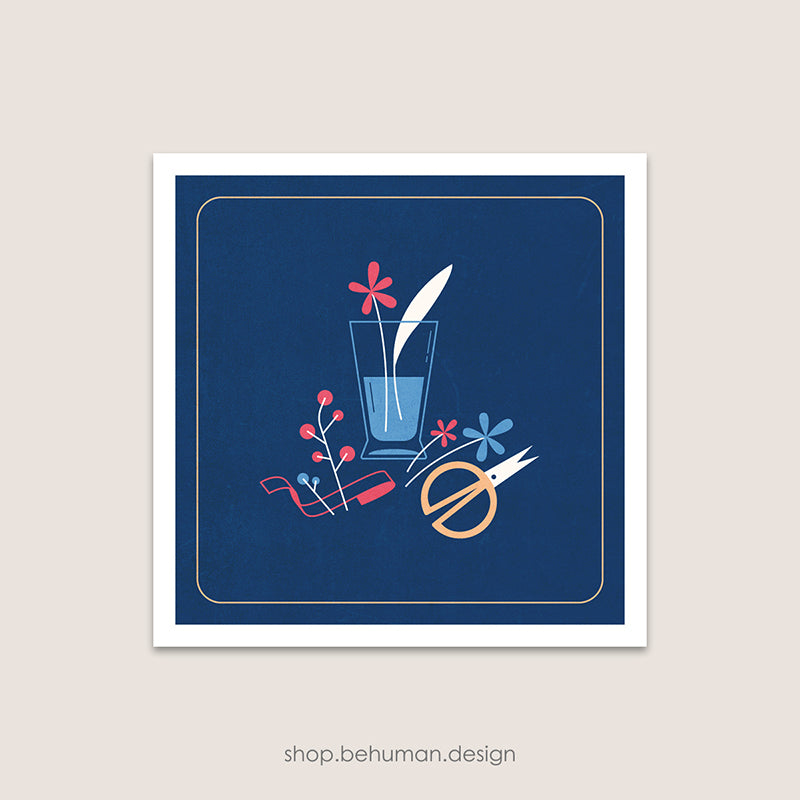 Gardening Moments Art Print - 01