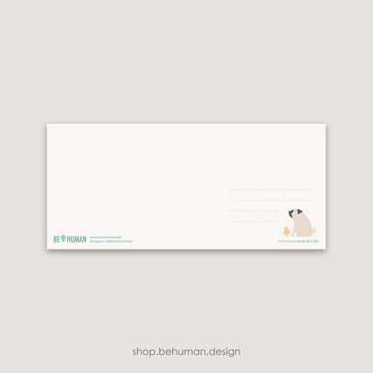 Running with the Dogs Postcard