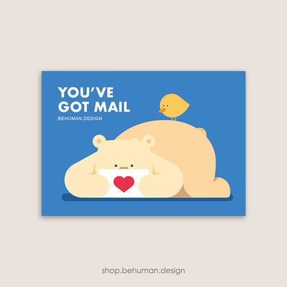 You've Got Mail Postcard - 03 Bear
